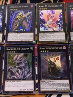 Yugioh XYZ Monster Lot, 11 Cards, Holos, 1st Limited, Gagaga Roach Number Dragon - Image 3