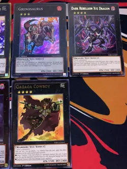 Yugioh XYZ Monster Lot, 11 Cards, Holos, 1st Limited, Gagaga Roach Number Dragon - Image 4