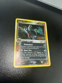 Dark Houndoom 5/109 EX Team Rocket Returns Reverse Holo Stamp 2004 Pokemon Card - Image 2