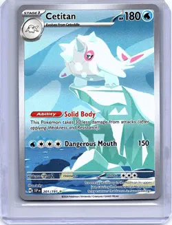 Pokemon TCG Cetitan Illustration Rare Card 201/191 Surging Sparks - Image 1