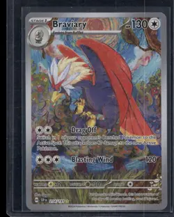 Braviary 214/191 SV08 Surging Sparks Illustration Rare Pokemon TCG Card NM/M - Image 1
