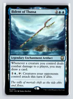 Bident of Thassa 177 REGULAR Commander Modern Horizons 3 Magic: The Gathering LP - Image 1