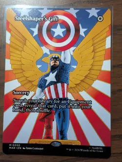 Steelshaper's Gift (Borderless Regular) English NM Marvel MTG - Image 1