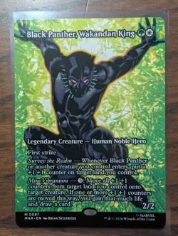 MTG - Marvel Super Heroes - Black Panther, Wakandan King - 0087 - Non-Foil - Image 1
