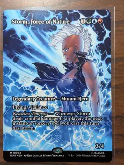 Storm Force of Nature (Borderless Regular) 094 Marvel Super Heroes MTG - Image 1