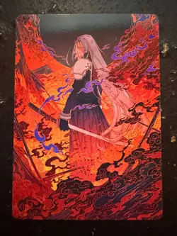 MTG Final Fantasy Art Series Nibelheim Aflame 35/53 Sephiroth Karasuba Rindo - Image 1