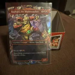 Raphael the Nightwatcher Teenage Mutant Ninja Turtles Borderless Foil R 0213 - Image 1