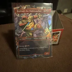 Raphael the Nightwatcher Teenage Mutant Ninja Turtles Borderless Foil R 0213 - Image 2