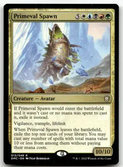 Primeval Spawn #13 (NM) Dominaria United DMC Magic MTG - Image 1