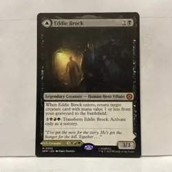 MTG Eddie Brock Magic: The Gathering Marvel's Spider-Man Mythic #0055 - Image 1