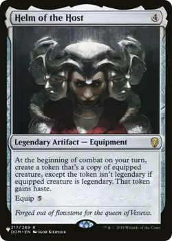 Magic The Gathering MTG HELM OF THE HOST The List NM Near Mint - Image 1