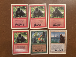 Ken Meyer Jr. Signed Erhnam Djinn, Abu Jafar, Revised Kird Ape x3 Autographed - Image 1