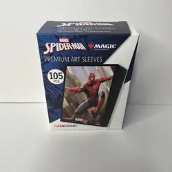 Gamegenic Magic The Gathering Spider-Man Premium Art Sleeves 105 Ct Spider-Man - Image 1
