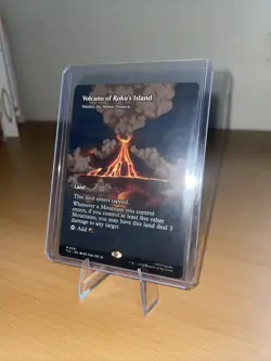 Volcano of Roku's Island - Valakut, the Molten Pinnacle BORDERLESS Avatar MTG - Image 3
