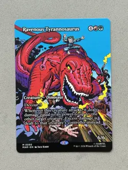 MTG Marvel Super Heroes Ravenous Tyrannosaurus Showcase 0093 Non-Foil ~ NM - Image 1
