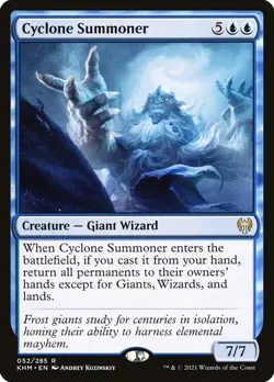 MTG Cyclone Summoner Kaldheim 052/265 Regular Rare - Image 1