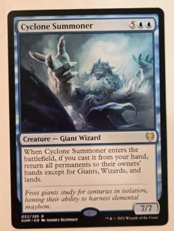 MTG Cyclone Summoner Kaldheim 052/265 Regular Rare - Image 2