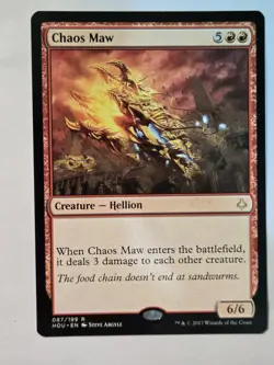 MTG Chaos Maw Hour of Devastation 087/199 Regular Rare - Image 2