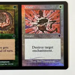 Magic the Gathering WAX WANE #296/350 Invasion Gold Foil Uncommon - Image 3