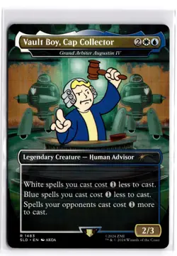 Vault Boy, Cap Collector - Grand Arbiter 1483 Secret Lair Drop Series MTG NM - Image 1