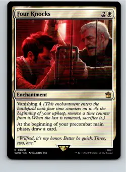 Magic the Gathering Four Knocks Universes Beyond: Doctor Who MTG Free Shipping! - Image 1
