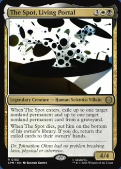 x1 The Spot, Living Portal - Foil R MTG Marvel's Spider-Man M/NM, English - Image 1