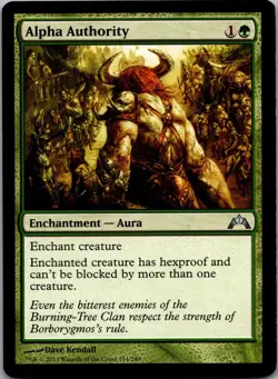 Alpha Authority 114 Uncommon Gatecrash Magic: The Gathering Lightly Played A4 - Image 1