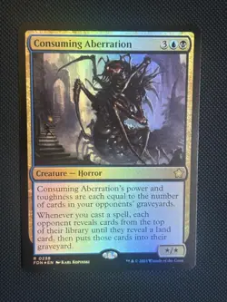 Consuming Aberration 238 Rare Foundations Magic: The Gathering Foil Near Mint - Image 1
