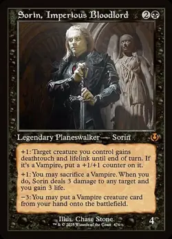 Magic The Gathering MTG SORIN, IMPERIOUS BLOODLORD Innistrad Remastered NM - Image 1