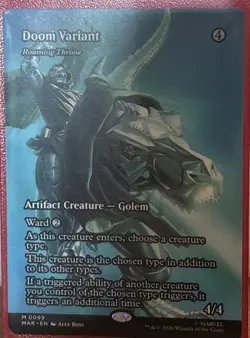 Doom Variant - Roaming Throne (Borderless) Marvel Universe Eternal-Legal Regular - Image 1