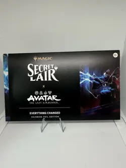 MTG Secret Lair x Avatar the Last Airbender: Everything Changed Foil Sealed - Image 1