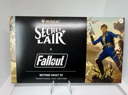 NEW Sealed Magic The Gathering Secret Lair Fallout Beyond Vault 33 Foil Edition - Image 1