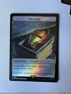 MTG Marvel Secret Lair Treasure Token NM Foil Unplayed SLD Iron Man #1736 - Image 1