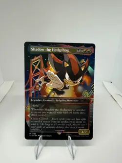 Shadow the Hedgehog - Foil - NM - Sonic Secret Lair MtG - Image 1