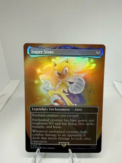 MTG Super State (Rainbow Foil) Secret Lair x Sonic 2081 - Image 1