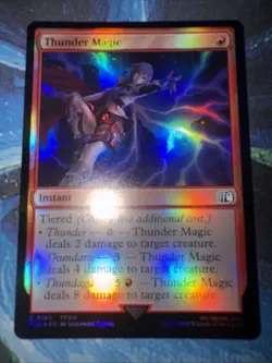 Thunder Magic Final Fantasy Foil - Image 1