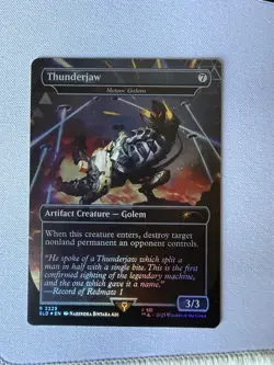Thunderjaw - Meteor Golem (Rainbow Foil) Secret Lair Horizon Zero Dawn Foil - Image 1
