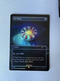MTG Sol Ring (Rainbow Foil) Secret Lair x Marvel Iron Man 1734 NM - Image 1