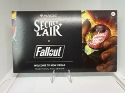 NEW MTG Secret Lair X Fallout: FOIL Welcome to New Vegas FREE SHIPPING - Image 1