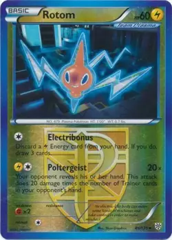 Rotom - 49/135 - Uncommon - Reverse Holo LP, English Pokemon Plasma Storm - Image 1