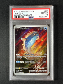 2023 Pokemon Scarlet & Violet Dondozo Illustration Rare 207/198 PSA 10 - Image 1