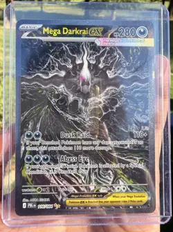 Mega Darkrai ex SIR 116/084 Pitch Black Pokemon TCG English Version Holo - Image 1