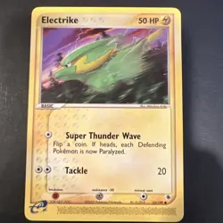 ELECTRIKE 53/109 - NON-HOLO - EX Ruby and Sapphire - e-READER Pokemon Card - LP - Image 1