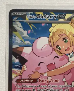 Pokemon Lillie's Clefairy EX SIR 280/217 Ascended Heroes - Image 2