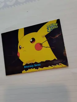 Pokemon Topps Card Foil Pokemon 2000 Stormy Seas Blue Label - Image 2