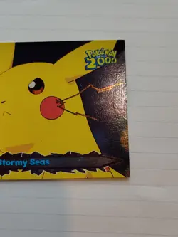 Pokemon Topps Card Foil Pokemon 2000 Stormy Seas Blue Label - Image 3