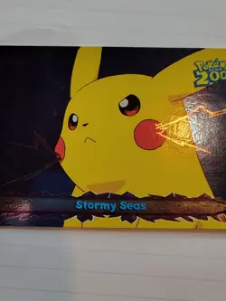 Pokemon Topps Card Foil Pokemon 2000 Stormy Seas Blue Label - Image 4