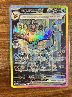 Pokemon Vaporeon ex 149/131 Prismatic Evolutions English - Image 1