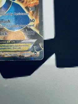 Pokemon TCG Lucario EX 107/111 XY Furious Fists Full Art Holo Ultra Rare - Image 2
