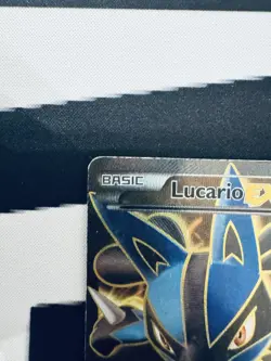Pokemon TCG Lucario EX 107/111 XY Furious Fists Full Art Holo Ultra Rare - Image 4